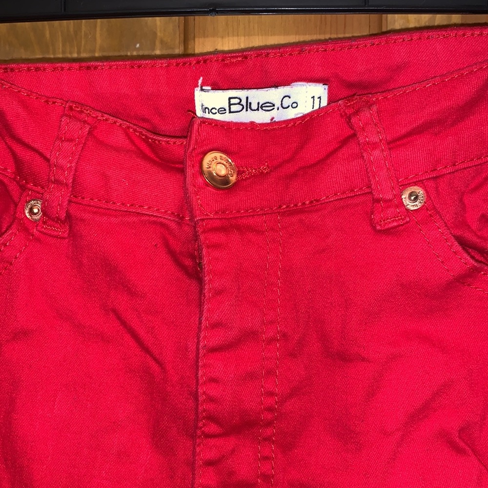 Red Ripped Jeans - Picture 5 of 8